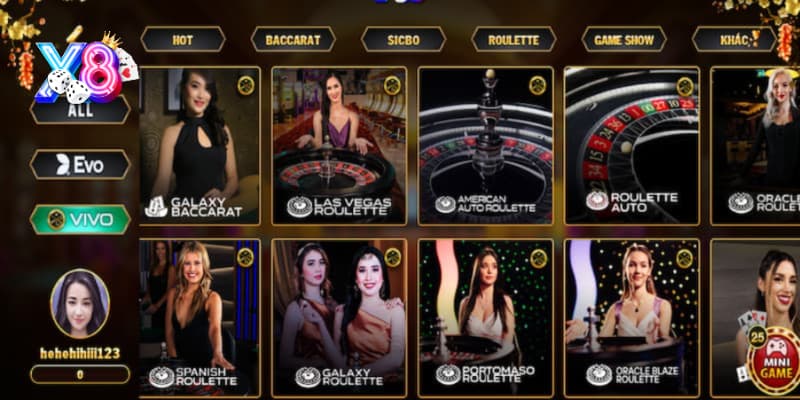 Tại sao nên trải nghiệm Casino X8?