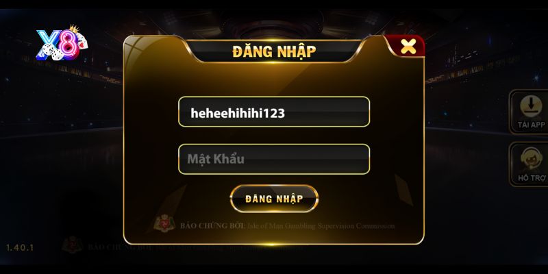 Cách đăng nhập vào cổng game X8 một cách dễ dàng