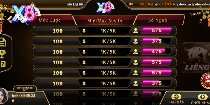 Đặc điểm nổi bật Game Bài X8 bạn cần nắm