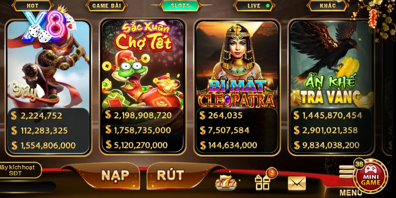 Game Slot X8 với cách tham gia dễ dàng cho thành viên