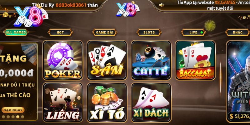 Giới thiệu về X8 với giao diện hiện đại