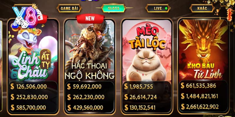 Slot game mang đến cho hội viên những cơ hội nổ hũ jackpot lớn