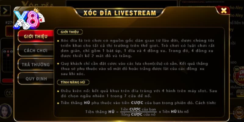 Cách chơi xóc đĩa tại X8 chi tiết nhất